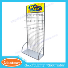 pulverbeschichteter hängender Bodenbelag Gridwall Panel SockenDisplay-Rack